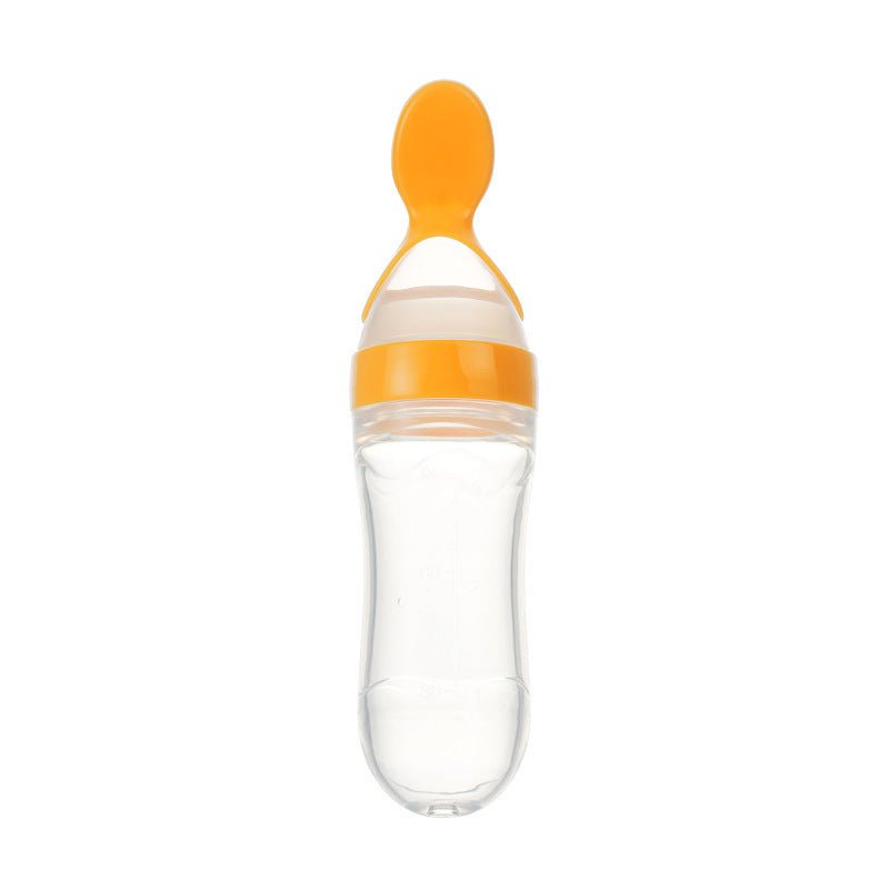 Safe Newborn Baby Toddler Spoon Feeding Milk Bottle - Weriion