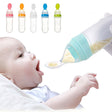 Safe Newborn Baby Toddler Spoon Feeding Milk Bottle - Weriion