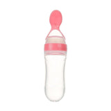 Safe Newborn Baby Toddler Spoon Feeding Milk Bottle - Weriion