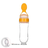 Safe Newborn Baby Toddler Spoon Feeding Milk Bottle - Weriion