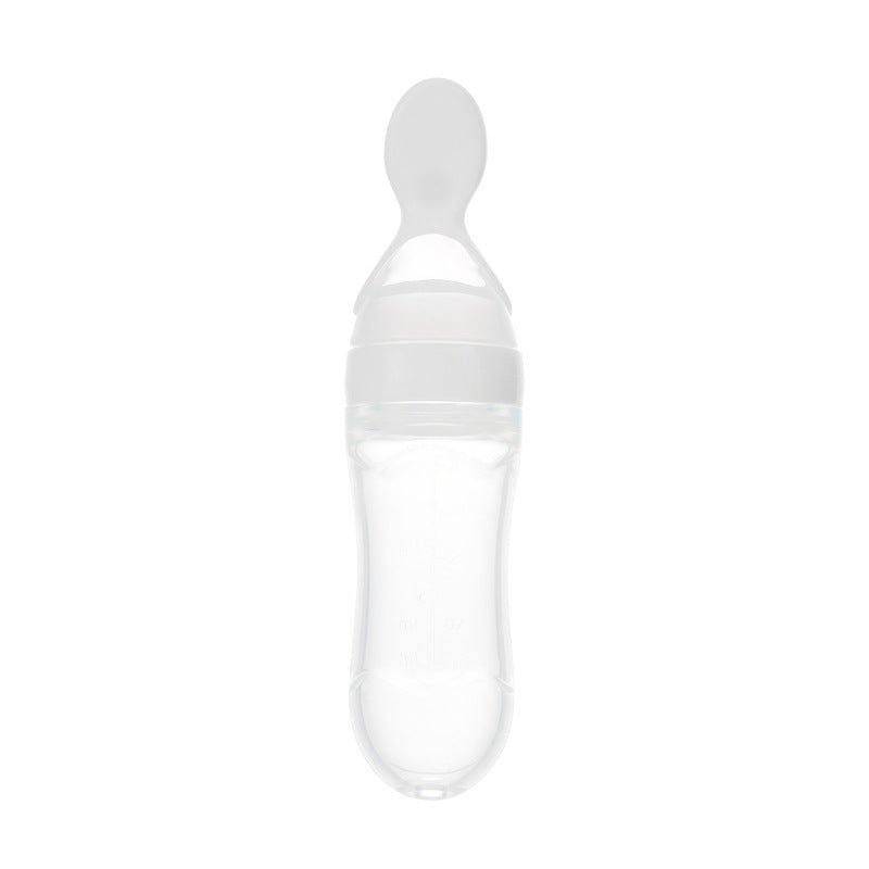 Safe Newborn Baby Toddler Spoon Feeding Milk Bottle - Weriion