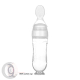 Safe Newborn Baby Toddler Spoon Feeding Milk Bottle - Weriion