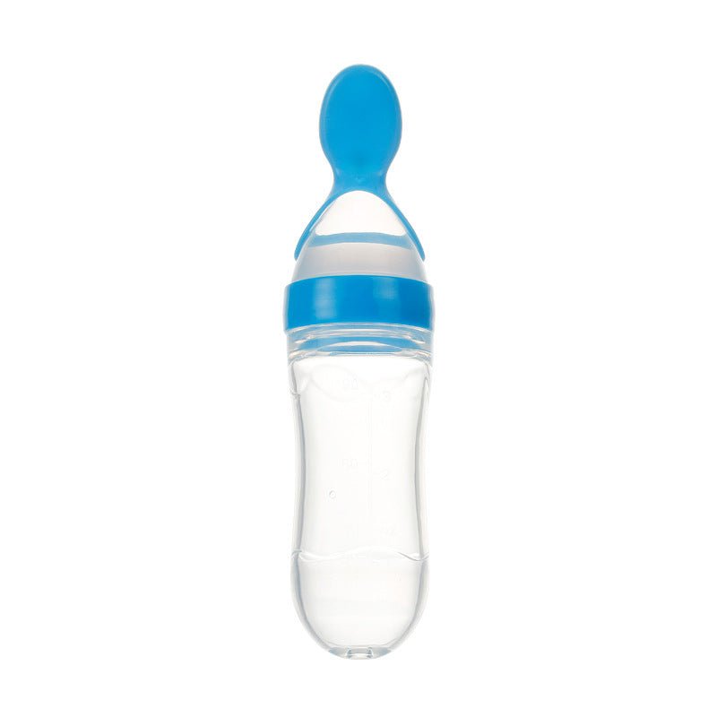 Safe Newborn Baby Toddler Spoon Feeding Milk Bottle - Weriion