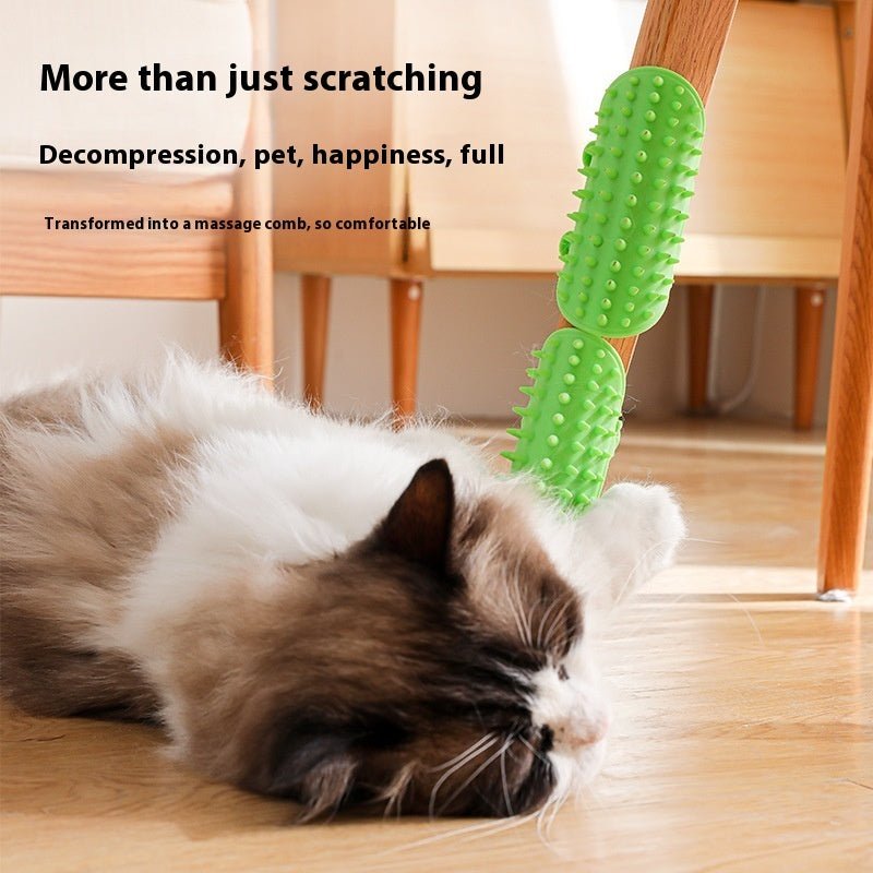 Scratching Grooming Self Cleaning Massage Cat Kitten Toys - Weriion