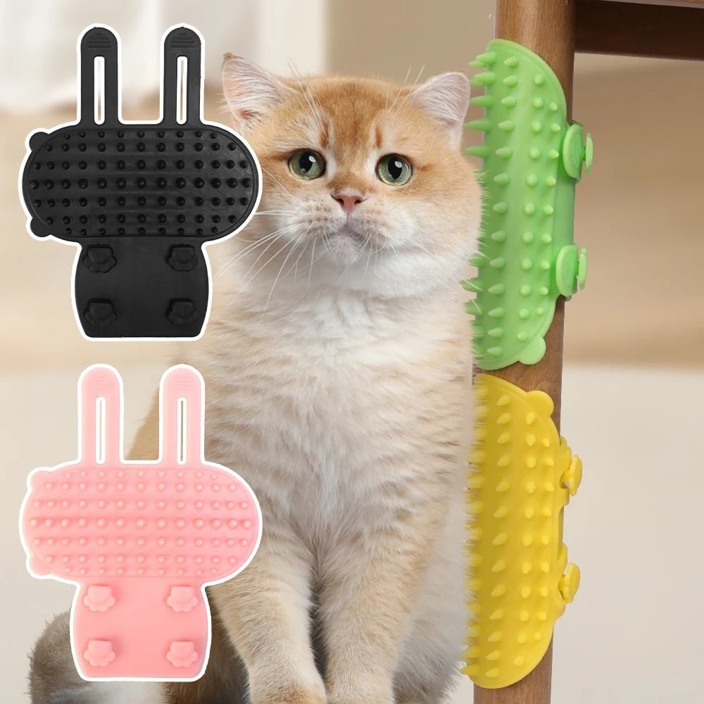 Scratching Grooming Self Cleaning Massage Cat Kitten Toys - Weriion