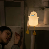 Seagull Silicone Night Light Soothing Animal Lamp For Kids Baby Adults - Weriion