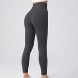 Seamless Leggings Yoga Pants Tummy Control Workout Running Tights For Women - Weriion