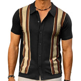 Short Sleeve Knitted Summer Polo Shirt - Weriion