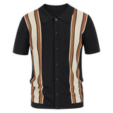 Short Sleeve Knitted Summer Polo Shirt - Weriion