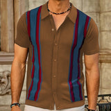 Short Sleeve Knitted Summer Polo Shirt - Weriion