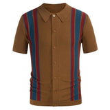 Short Sleeve Knitted Summer Polo Shirt - Weriion