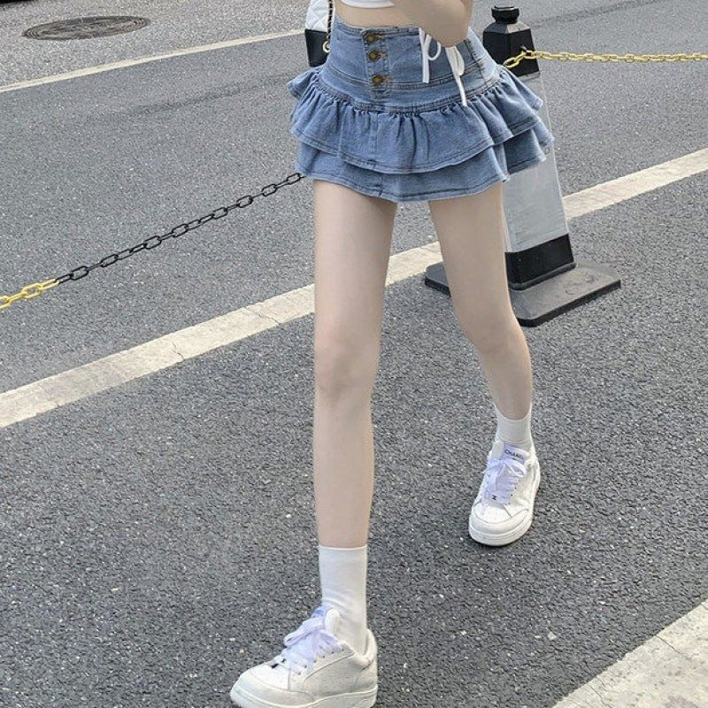 Short Summer Denim Skirt For Women - Weriion