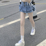 Short Summer Denim Skirt For Women - Weriion