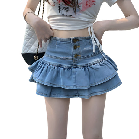 Short Summer Denim Skirt For Women - Weriion