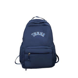 Simple Unisex School Work Backpack With Multiple Pockets - Weriion