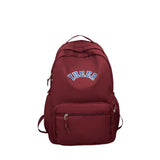 Simple Unisex School Work Backpack With Multiple Pockets - Weriion