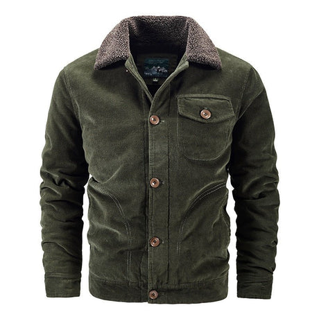 Single Breasted Warm Winter Autumn Jacket For Men - Weriion