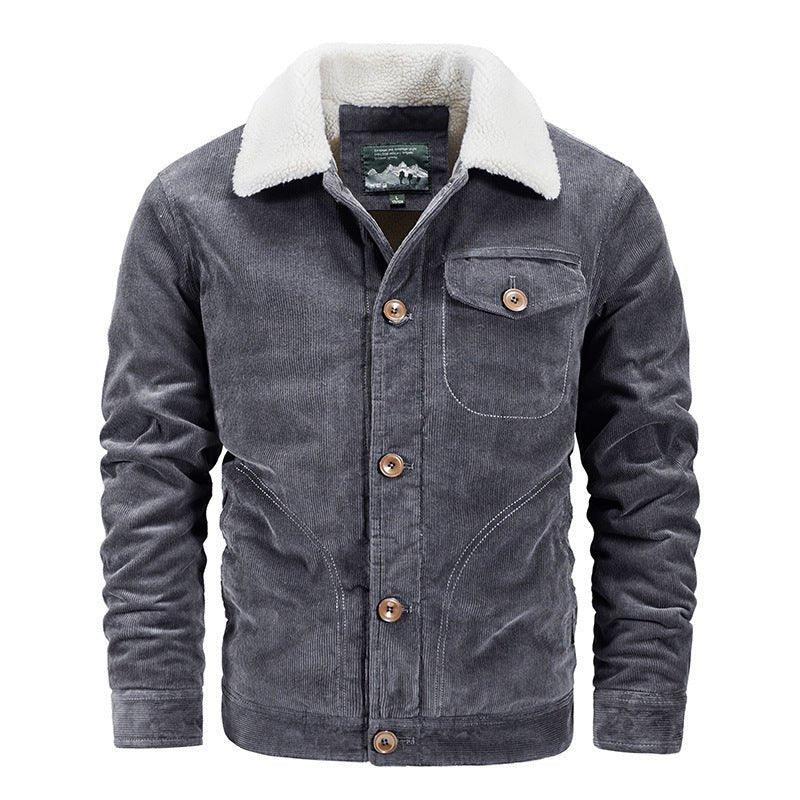 Single Breasted Warm Winter Autumn Jacket For Men - Weriion