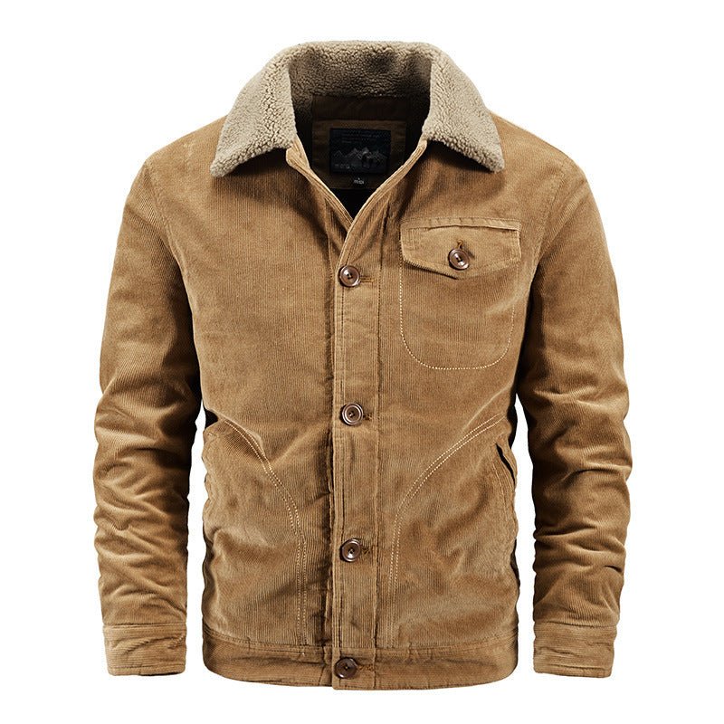 Single Breasted Warm Winter Autumn Jacket For Men - Weriion