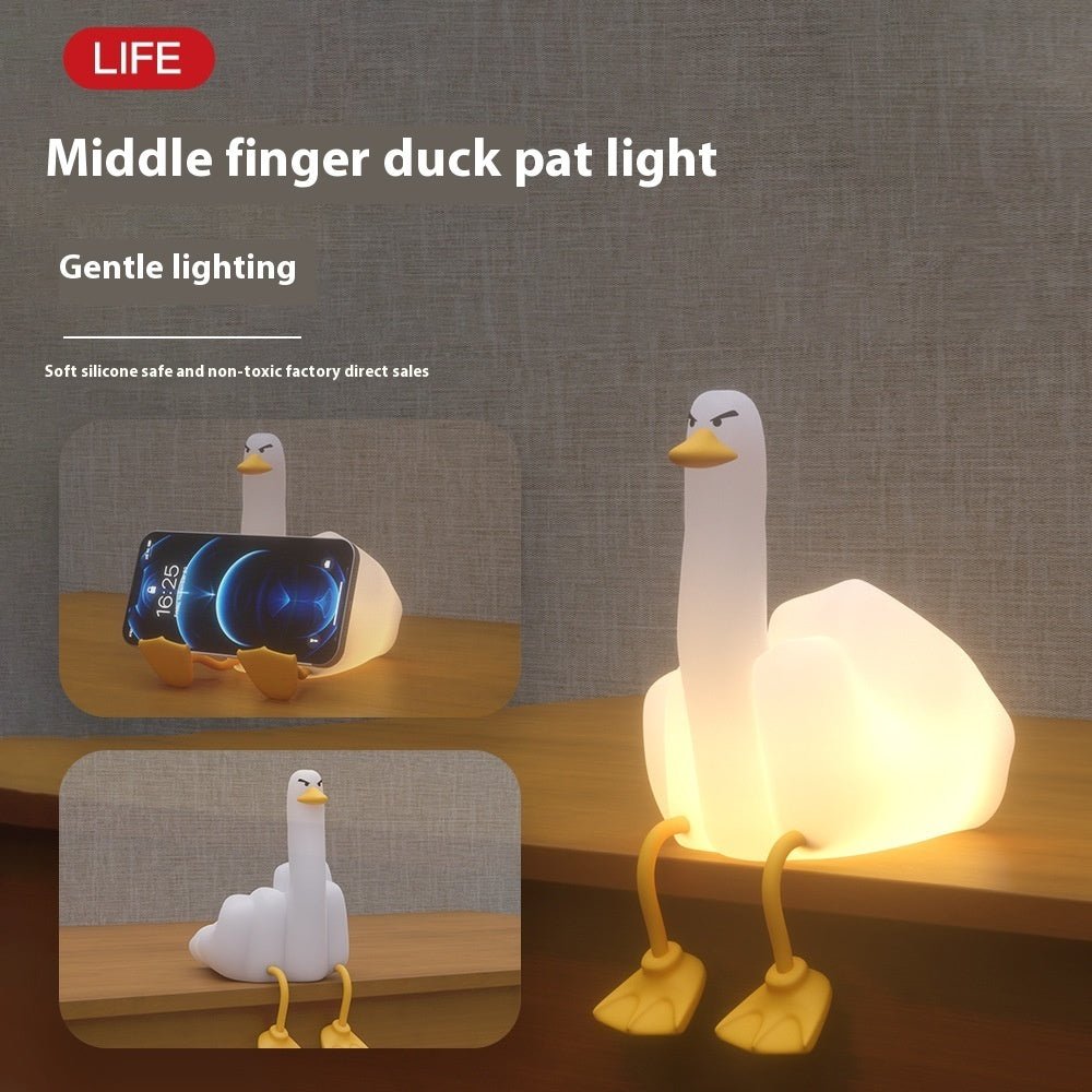 Sitting Duck Rechargeable Dimming Little Bedside Lamp - Weriion