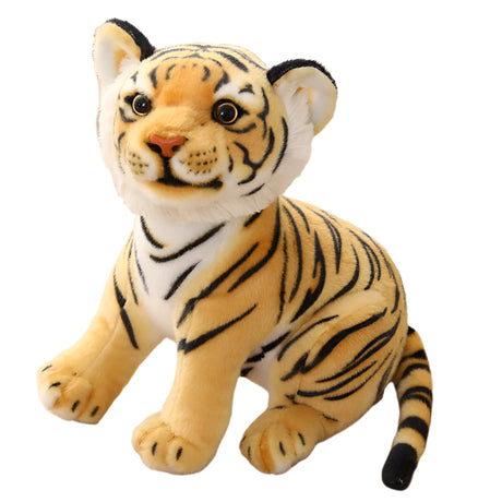 Sitting Tiger Dolls Stuffed Animals Plush Toys - Weriion