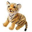 Sitting Tiger Dolls Stuffed Animals Plush Toys - Weriion