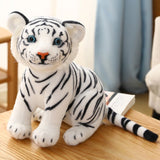 Sitting Tiger Dolls Stuffed Animals Plush Toys - Weriion