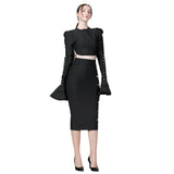 Slim Fit Bandage Temperament All - Match Hip Skirt - Weriion