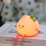 Small Peach Night Bedside Lamp - Weriion