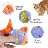 Small Plush PP Cotton Cat Fish Toys - Weriion