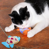 Small Plush PP Cotton Cat Fish Toys - Weriion