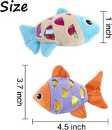 Small Plush PP Cotton Cat Fish Toys - Weriion