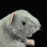 Small Standing Grey Mouse Stuffed Animal Plush Toy Doll - Weriion