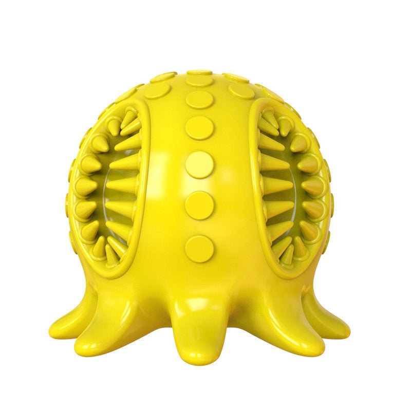 Small Standing Octopus Dog Chew Toys For Cleaning Teeth & Prevent Boredom - Weriion