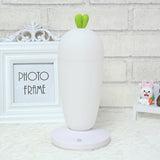 Small Table Night Lamp Creative Cartoon Carrot USB Rechargeable Desk Lamp - Weriion