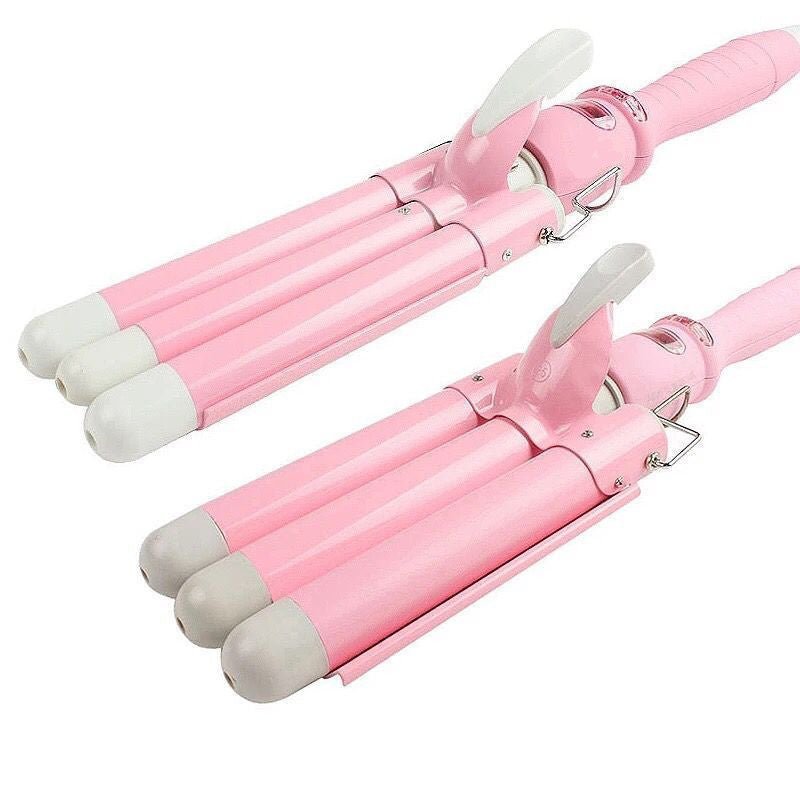 Small Three - Tube Electric Curling Iron - Weriion