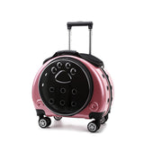 Small Transparent Pet Trolley Bag - Weriion