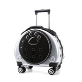 Small Transparent Pet Trolley Bag - Weriion