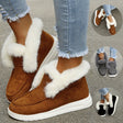 Snow Warm Winter Shoes Plush Fur Ankle Boots For Women - Weriion