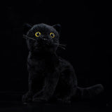 Soft Black Garden Cat Plush Toy - Weriion