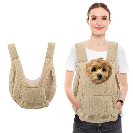 Soft Comfortable Large Capacity Pet Cat Dog Chest Bag - Weriion