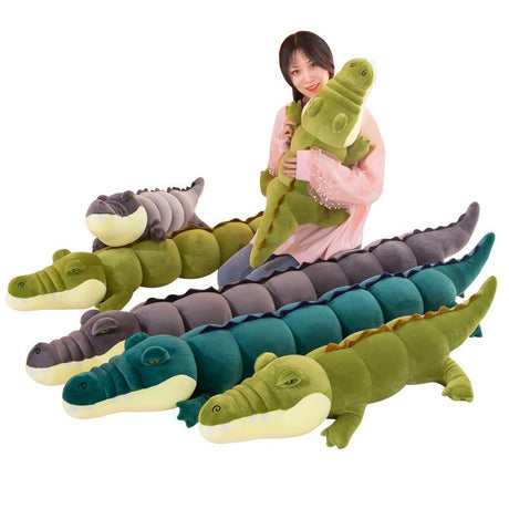 Soft Comfortable Plush Alligator Pillow Toy - Weriion