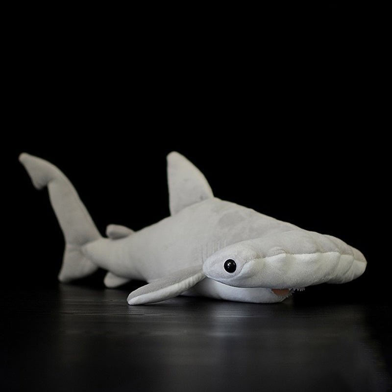 Soft Gray Marine Stuffed Hammerhead Shark Animal Plush Toy - Weriion