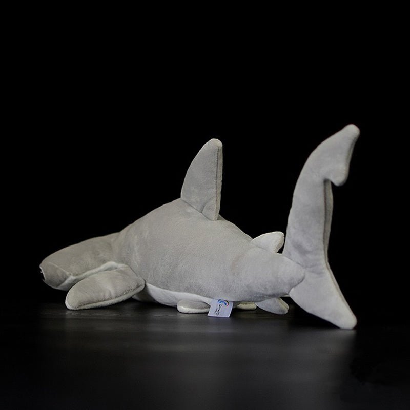 Soft Gray Marine Stuffed Hammerhead Shark Animal Plush Toy - Weriion