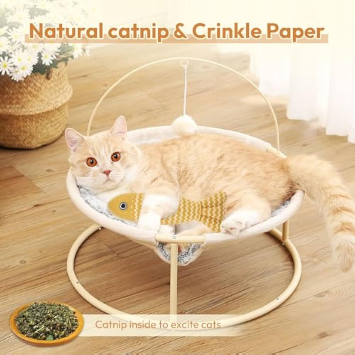 Soft Safe Comfortable Fish Indoor Interactive Exercise Cat Toys With Stuffed Catnip - Weriion