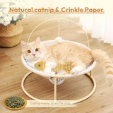 Soft Safe Comfortable Fish Indoor Interactive Exercise Cat Toys With Stuffed Catnip - Weriion