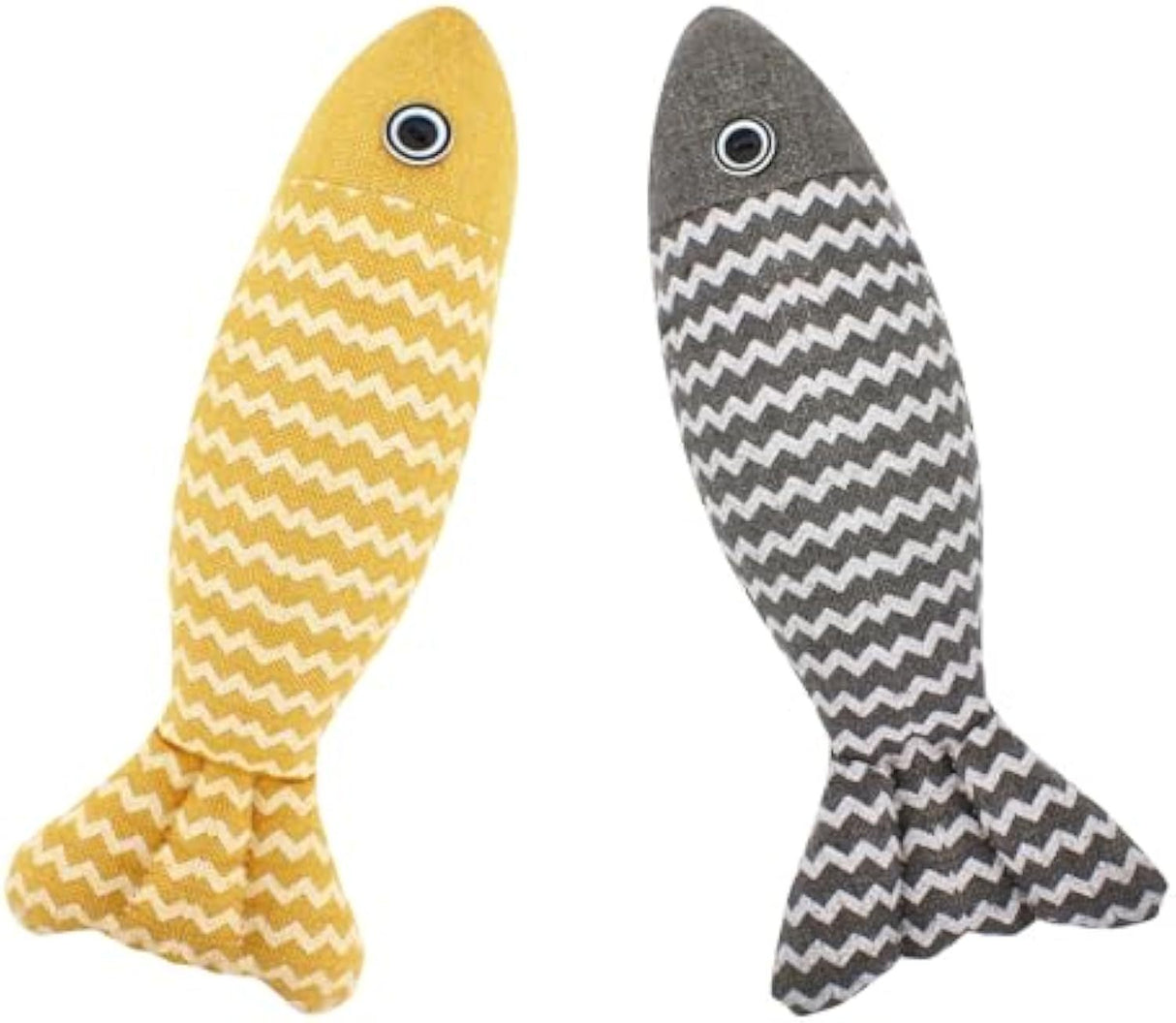 Soft Safe Comfortable Fish Indoor Interactive Exercise Cat Toys With Stuffed Catnip - Weriion