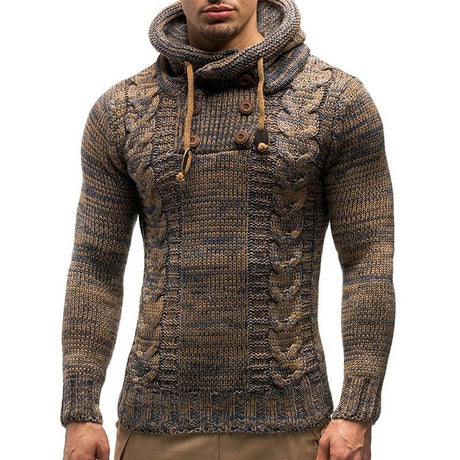 Soft Warm Turtleneck Men's Hoodies - Weriion