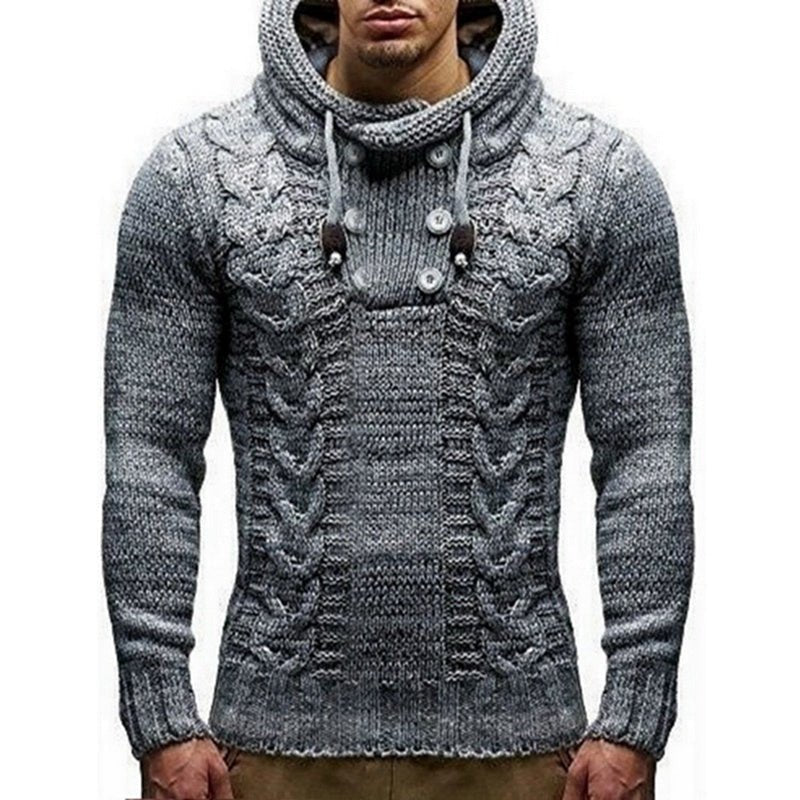 Soft Warm Turtleneck Men's Hoodies - Weriion