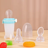 Solid Silicone Squeeze Feeding Milk Bottle - Weriion